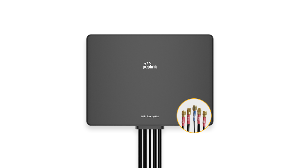 Antena Slim 4 LTE/5G + 1 GPS